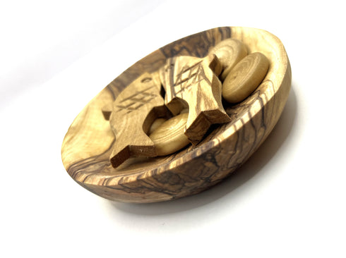 Olive Wood Tabgha (Loaves and Fish)